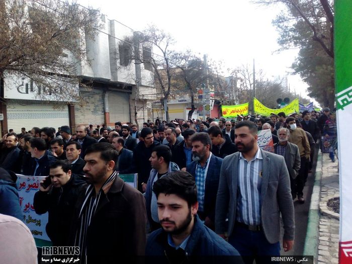 حضور پر شور مردم بروجرد در راهپیمایی چهل سالگی انقلاب