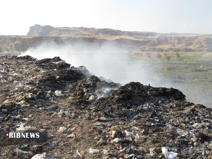 جایگاه تخلیه زباله گتوند، زنگ خطری برای سلامتی مردم