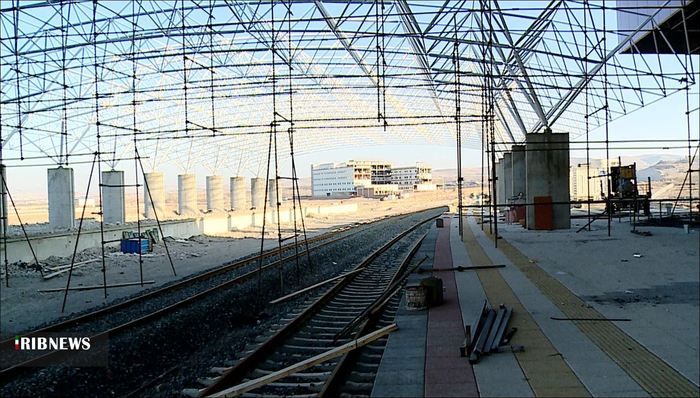 عملیات اجرایی احداث ایستگاه راه آهن